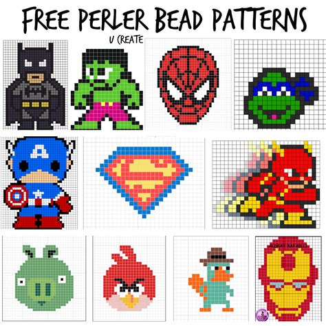 Free Perler Beads Patterns Printable